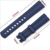 Omega Seamaster 300 Men's FKM Rubber Strap for De Ville Speedmaster Universe Watches