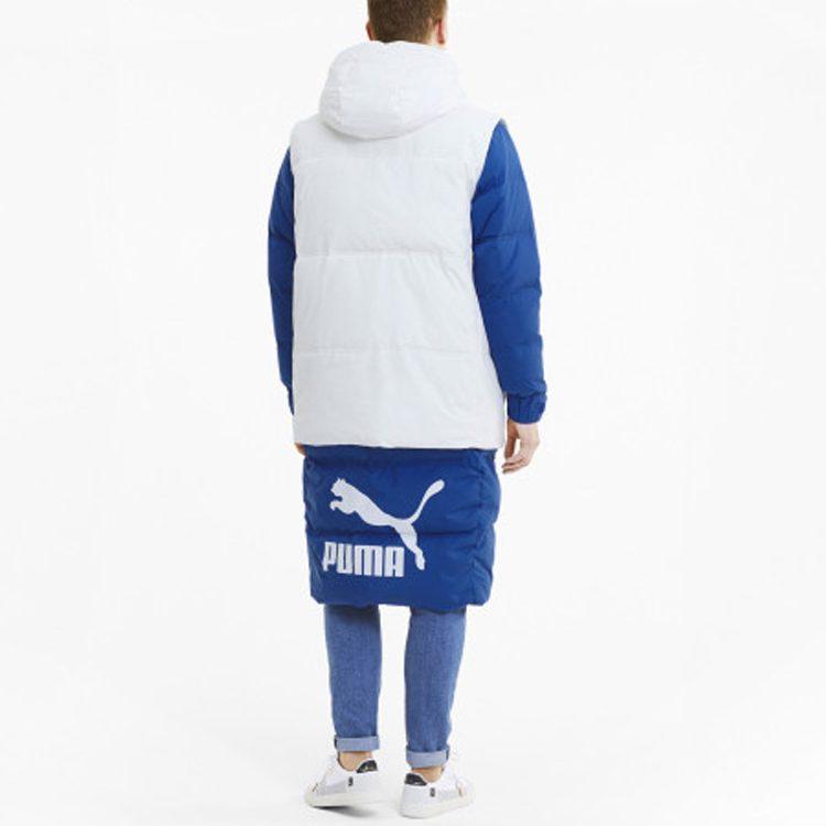 PUMA Layer Down Jackets Men's Sea Blue Hooded Moderate Other 598317-73