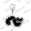 Cute Cartoon Cat Pet Keychain KeyRing Fashion Funny Black Cat Popular for Bag Pendant Llaveros Aaccessories Gift