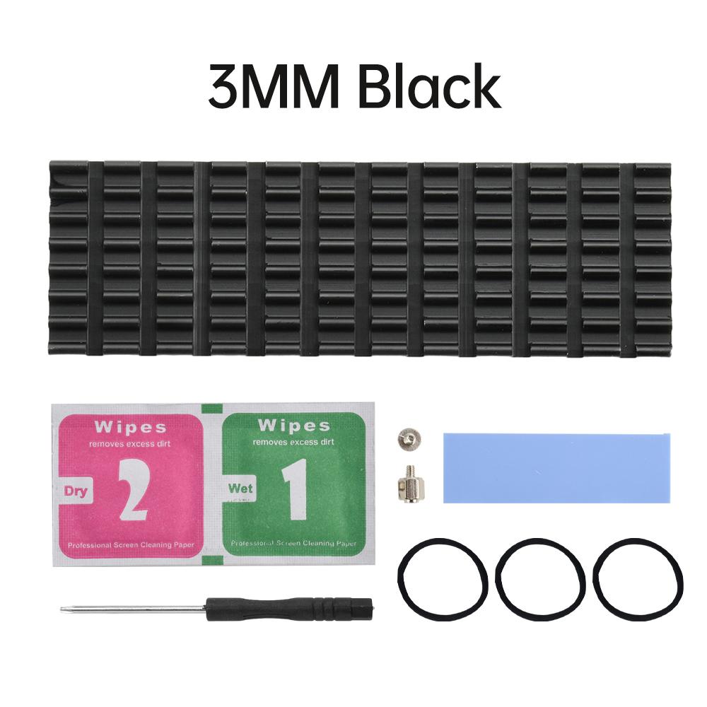 

M.2 Solid State Hard Drive Heatsink Ultra Thin Pure Aluminum Radiator Cooler For M.2 NGFF 2280 PCI-E NVME SSD Disk