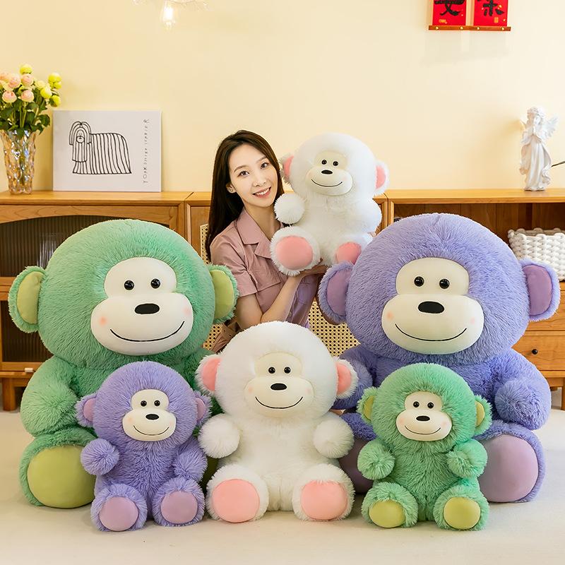 Cute Orangutan Monkey Doll Plush Toy Throw Pillow Large Birthday Doll Girl Gift