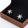 Korean Style Five Pointed Star Earrings Shining with Stars Cute Young Woman's Temperament Haoshi Earrings
