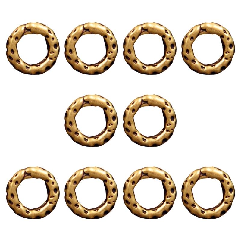 10 Piece Multifunctional Jewelry Pendant Retro Charm Large/Small Beads for DIY Handmade Bracelet Hand Chain Design