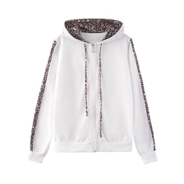 Women Fashion Sport Jacket Suits Ladies Hooded Tracksuit Zipper Set Clothes Girls Tops and Long Pants 2PCS Casual Outfits