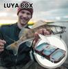 Magnetic Transparent Lid Multi-functional Accessory Storage Box, Portable Swivel Hook Box