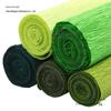 Thick Green Crepe Paper for DIY Handmade Floral Art and Rose Crafting