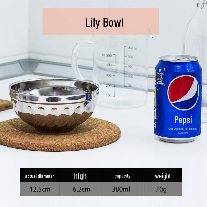 Zhebu Double-Layer Stainless Steel Insulated Bowls