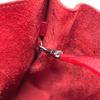 CELINE big bag bucket nano 2WAY Hand Bag Shoulder Bag Leather Red/SilverHardware