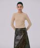 WNDERKAMMER Midi Leather Skirt_Brown