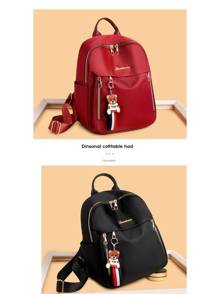 2025 Women's Oxford Cloth Lightweight Small Fashion Travel Backpack & Handbag