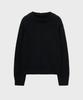 NOIRER Low Gauge Heavy Crop Knit (Black)