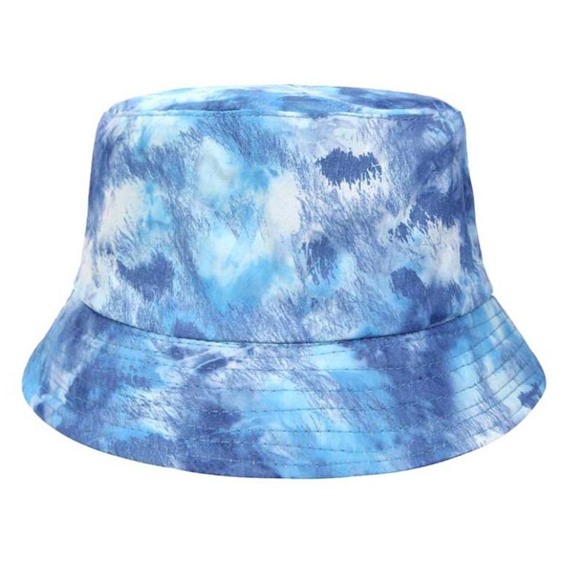 

Новая летняя женская дышащая панама с тентом, складная солнцезащитная шляпа от солнца, спорт на открытом воздухе, повседневная модная шляпа для бассейна с принтом тай-дай, пляжная кепка one size