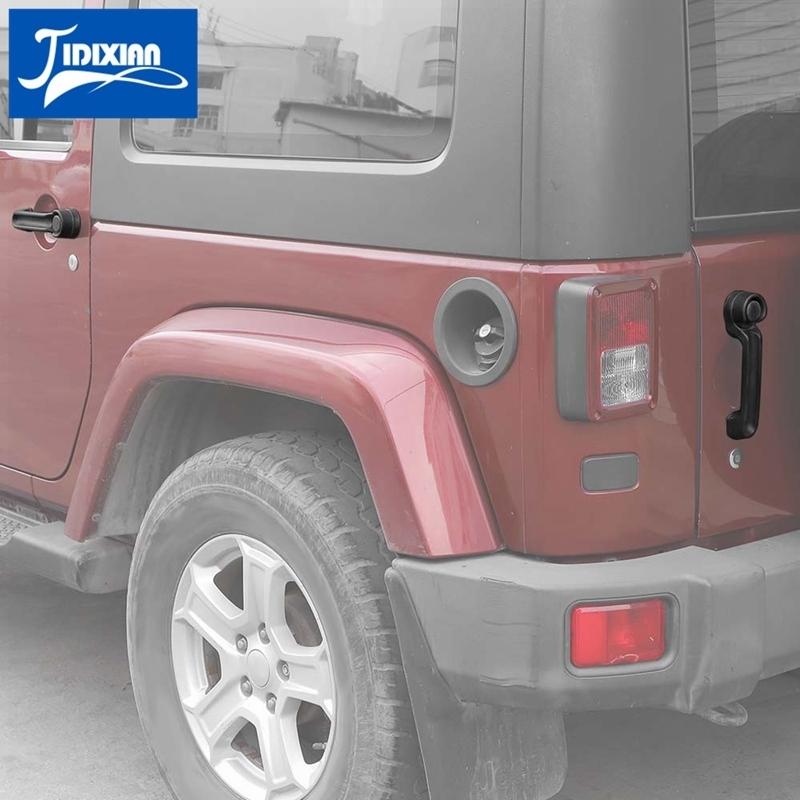 JIDIXIAN Car Exterior Door Tailgate Handle Assembly Fit for Jeep Wrangler JK 2007-2018 Front Rear Left Right Replacement Parts