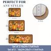 1Pcs Anti Fatigue Kitchen Rugs Autumn Pumpkin Print Waterproof Non-Slip Thick Cushioned Kitchen Mat Heavy Duty Comfort Standing Mat for Kitchen