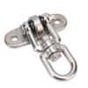 360 Degree Rotate Hammock Hanging Kit Silver Swing Hanging Hook Heavy Duty Swing Hook  Yard Pool