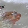 Sweet Diamond Star Clip-On Earrings: Light Luxury, No Piercing, Trendy Summer Design