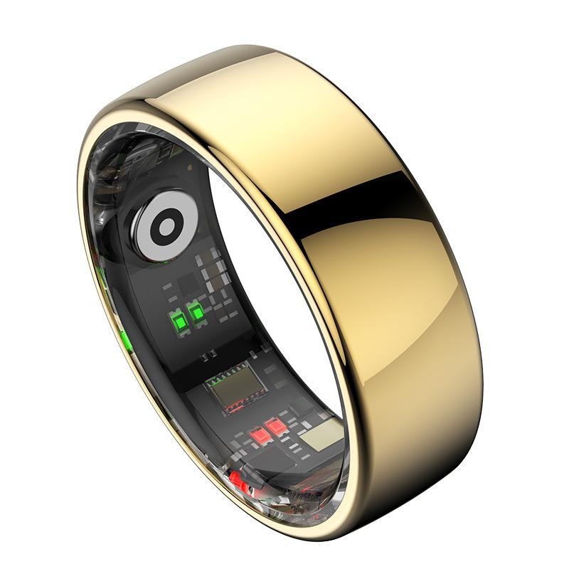 QRING R08 Smart Ring: Wodoodporny z monitorowaniem tlenu we krwi, snu, tętna, alertami o wiadomościach, sterowaniem gestami.