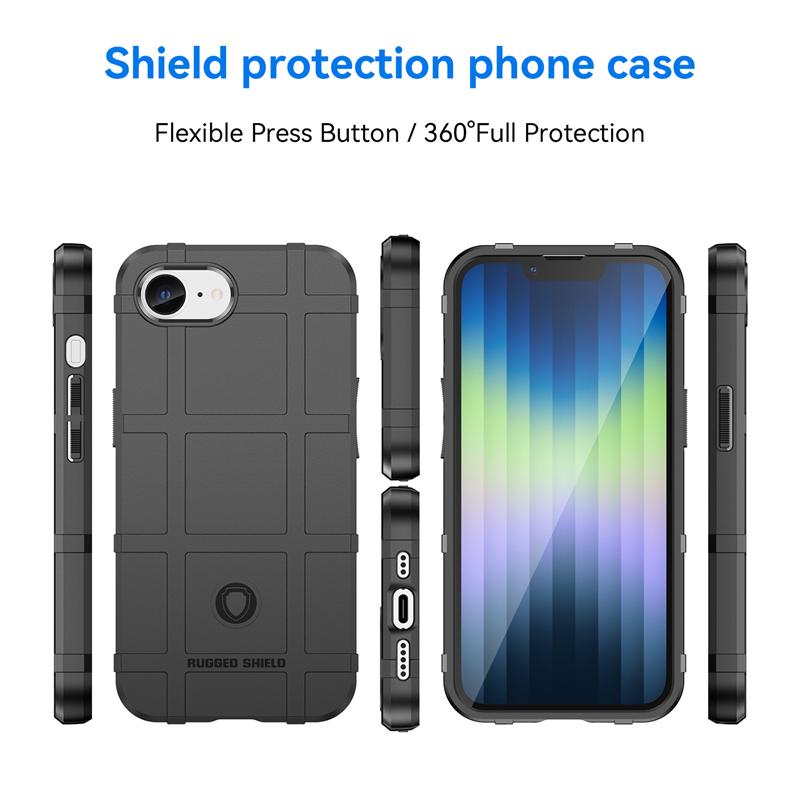 Shockproof Phone Case For iPhone 16e Anti-knock Soft TPU Slim Full Back Case For iPhone 16e Cover For iPhone 16e Case 6.1 Inch