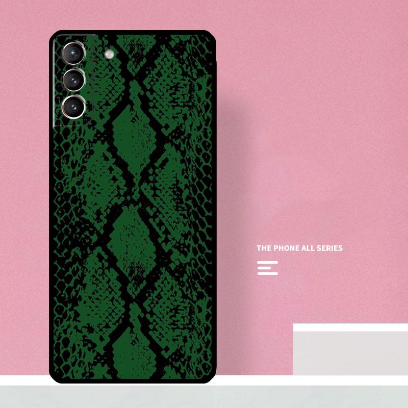 Snake Skin Print Phone Case For Samsung Galaxy S26 S23 Ultra S20 S21 S22 S24 S25 Plus S10 S25 FE Cover Coque