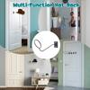 4 Pcs Metal Cowboy Hat Rack Wall Mounted Cap Display Holder Decorative Cowboy Hat Holder for Home Apartment Dormitory