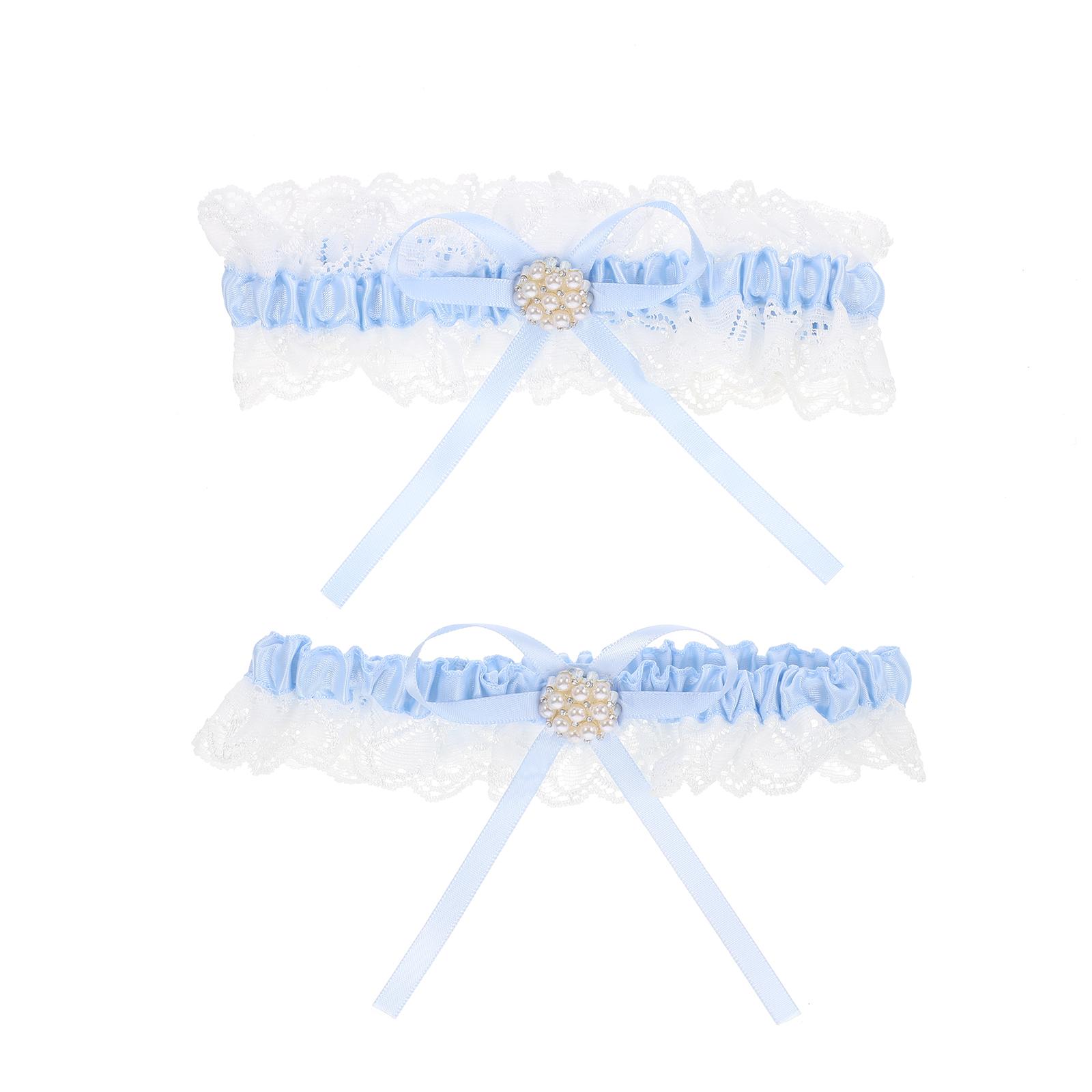 

Свадебные принадлежности Стразы Подружки невесты Макраме Наборы Подвязки для ткани Женщины Кружево