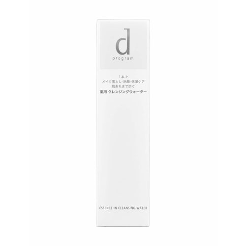 d program Essence In Cleansing Water Unscented Wiping 180mL For Sensitive Skin
