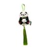 Aromatherapy Cartoon Panda Pendant With Plush Texture For Car And Decoration Bag