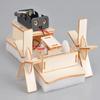 Modellino di Nave in Legno Fai da Te Piccolo Materiale per Costruttori Giocattolo Regalo Set Esperimento Scientifico Materiale di Assemblaggio Confezione Giocattolo Regalo di Compleanno