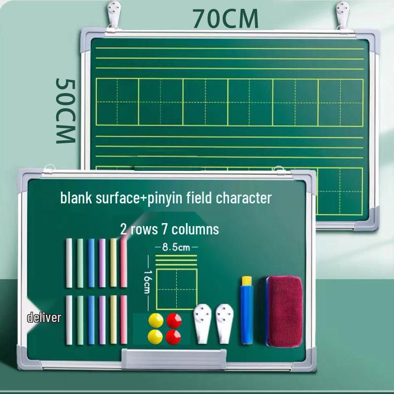 Magnetic Blackboard Wall Sticker for Home or Classroom - Single/Double-Sided, Hanging or Stand