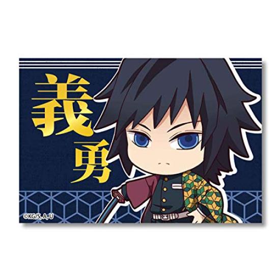 

Тэкутоко Большая квадратная значок Демон Kimetsu no Yaiba Томиока Гию Истребитель