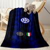 Inter Milan Blanket Durable Comfort Perfect For Bedding Couch Picnics Four Seasons Universal Stylish Decor Ideal Gift For Birthday Valentine'S Day