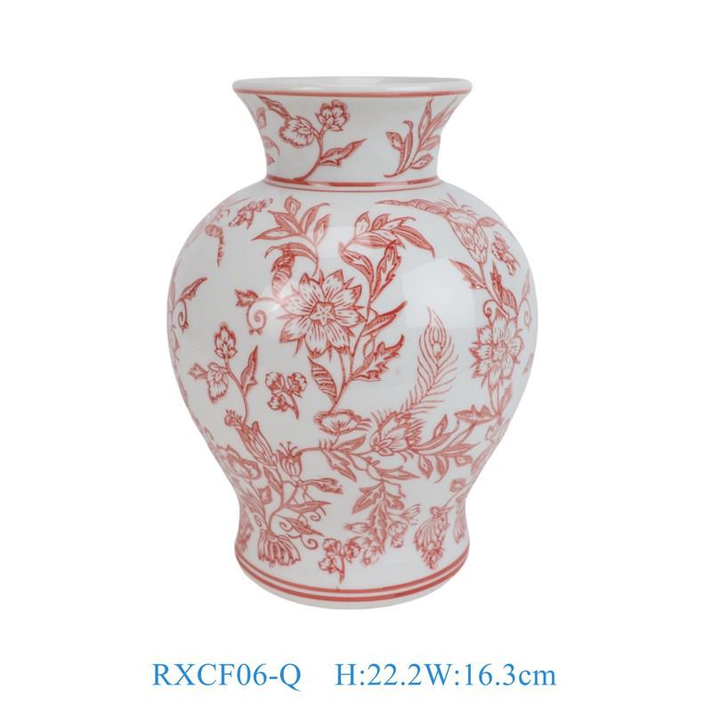 Yellow Retro Handmade Ceramic Vase – Glazed Hydroponic Ornament for Entrance Hall and Living Room Decoration