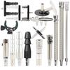 FREDORCH All Kind of Attachments for Sex Machine Black Dildo Holder Vibrator Clamp Suction Cup Vagina 3XLR Vac-U Accessaries