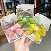 Headwear Hair Clip Set Women Hair Accessories Bow Knot Hair Clip for Children's Princess Baby Cute Super Immortal Fabric Floral