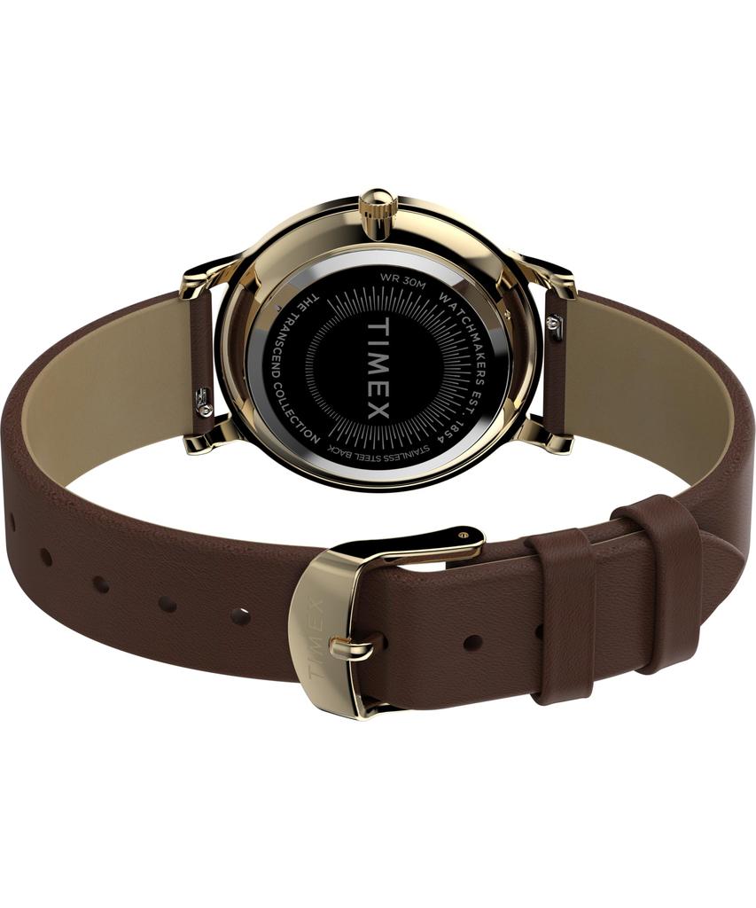TIMEX Transcend Quartz 5 ATM Water Mineral Gold TW2V67000 Watch, Movement, Resistance, Glass, Dial, Unisex, [Authentic]