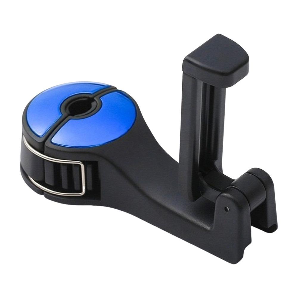 Multi-Function 2 In 1 Car Hook Hidden Lock Buckle Mobile Phone Holder Hanging Storage Adjustable Headrest Hook For Rear Seat