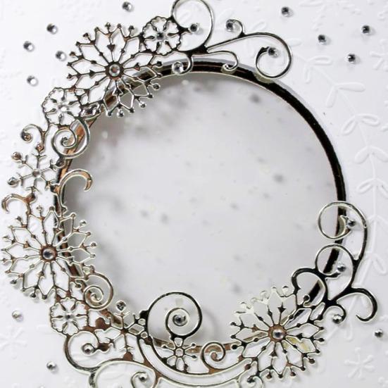 

Цветочная рамка для резки металла, штамп для скрапбукинга, тиснение бумаги, трафаретная форма серебряный