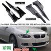 Front Bumper Lip Body Kit For BMW 3 Series E92 E93 M3 M-Tech 2006-2009 2010-2013 Fog Lamp Cover Trim Front Canards Splitter