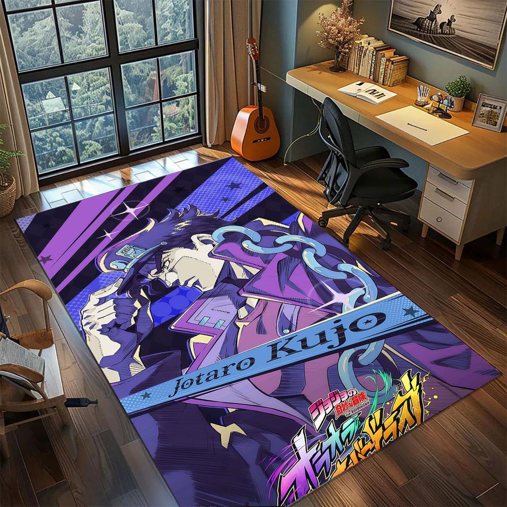

Dio Brando JoJo Carpet for Living Room Bedroom Home Decor Cool Movie Mat Play Floor Mat 60x90cm