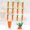 12x Artificial Carrots Ornament Vegetable Model Simulated for Wedding Glass Jar