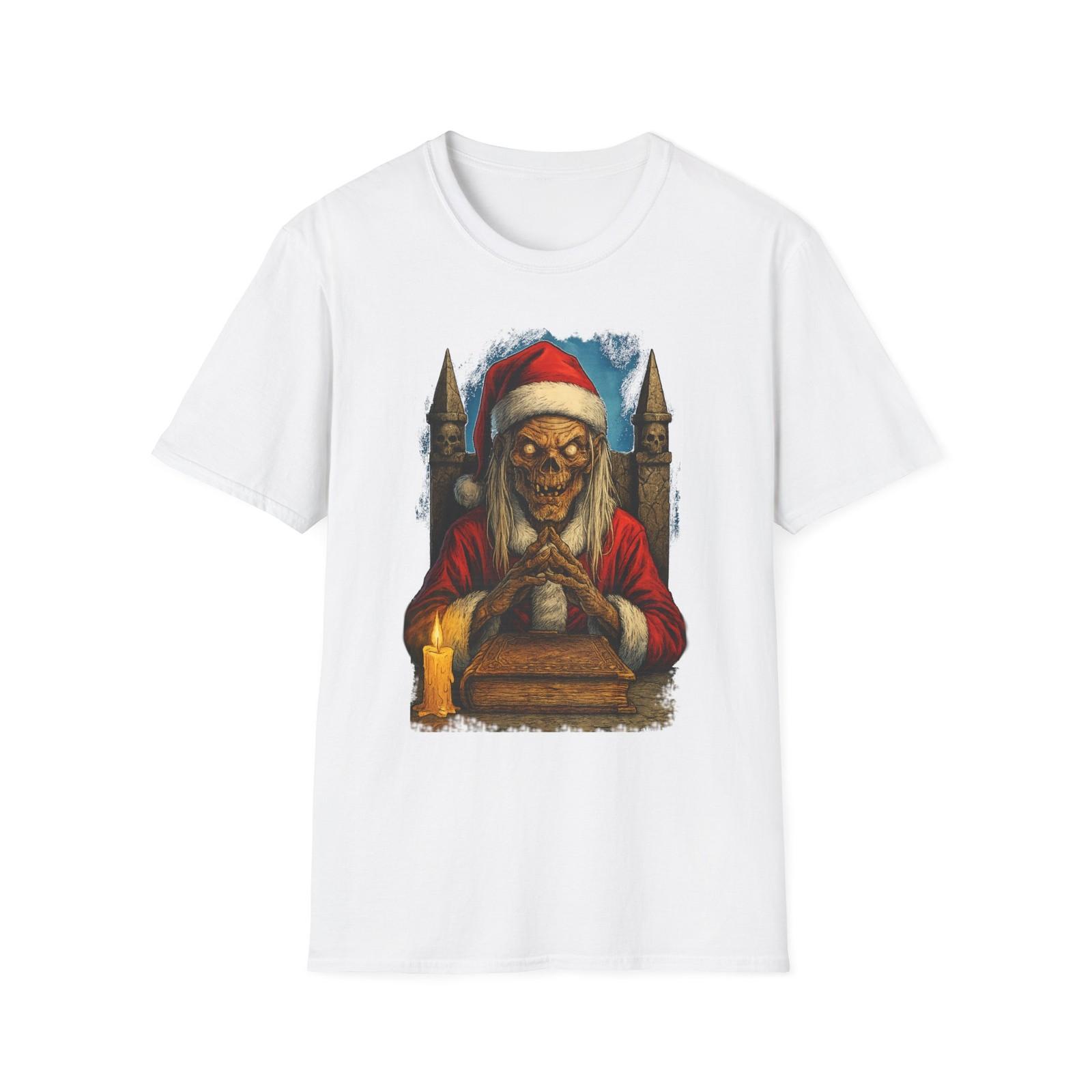 the Christmas Crypt Keeper T-Shirt | Horror Holiday Tee S разноцветный