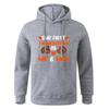 Autumn Hooded Sweatshirt Teens Long Sleeve Black Gray Sportswear Hoodie