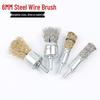 Stainless Steel Wire Brush for Rust and Stain Removal, Polishing, and Burr Cleaning