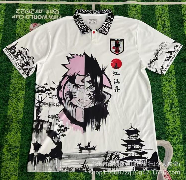 Maillot de football animé Coupe du Monde 2026, maillot thème dessin animé japonais, maillot de sport respirant pour l'entraînement