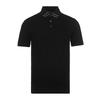 Color-Blocked Trim Detail Short Sleeve Polo Shirt Men Tops Black EM000854-AF12955-UC001