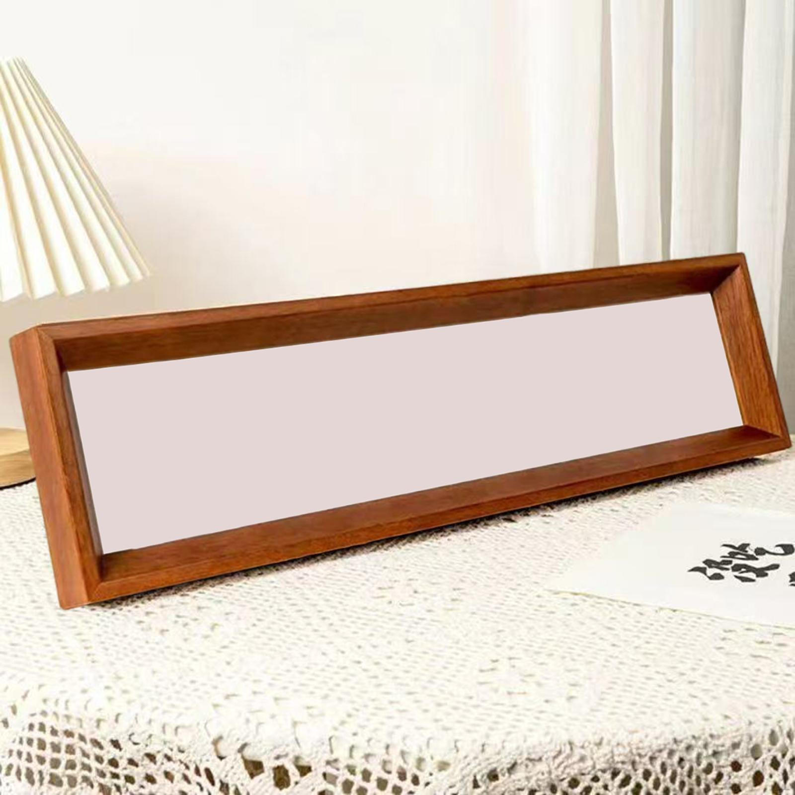 

Прямоугольная деревянная рамка для произведений искусства и фотографий в доме 14cmx42cm_Walnut Color