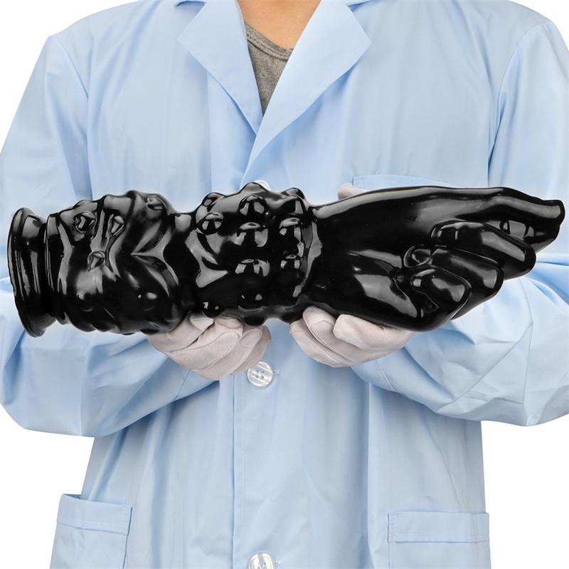 Black Oversized Fist Fake Arm Masturbation Fisting Anal Plug Rear Asshole Sex Toys Expansion Devices