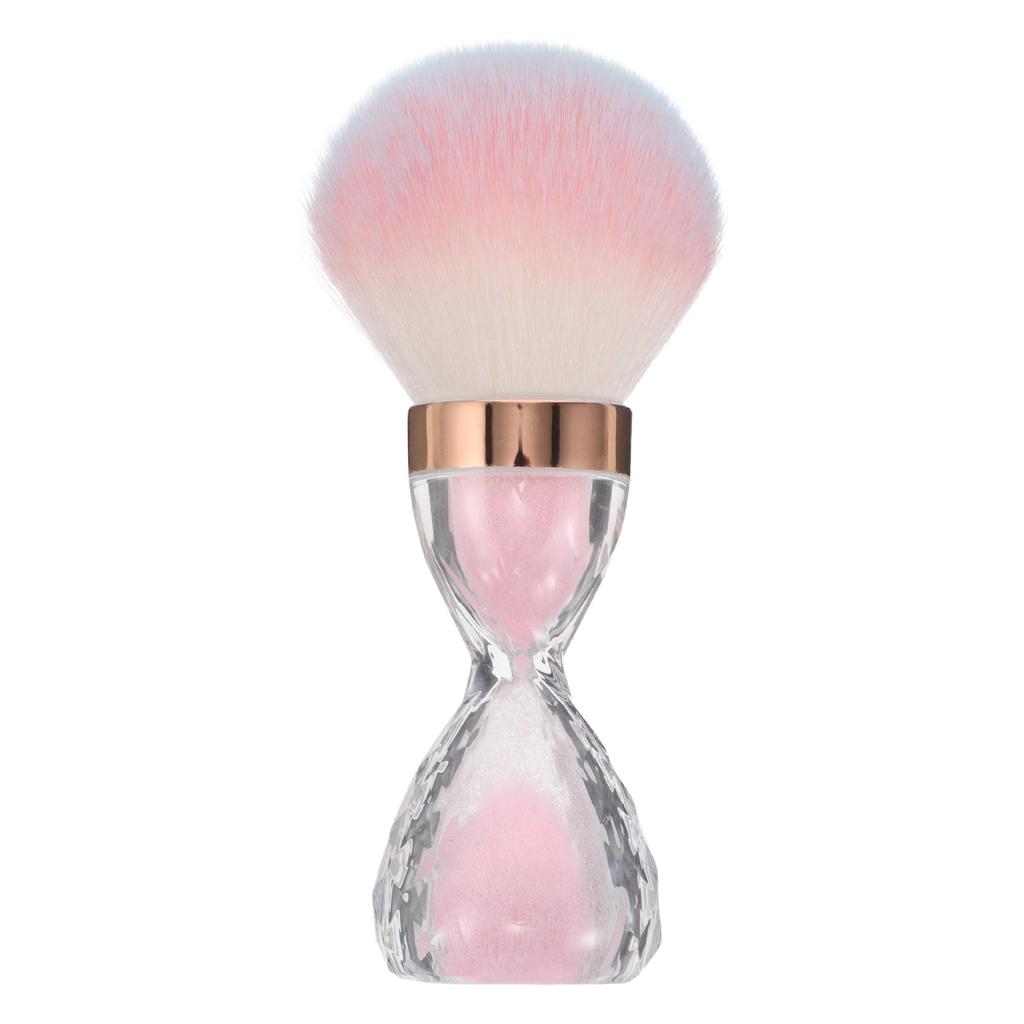 Soft Nail Dust Brush Cleaner for Makeup Brushes Nail Art Cleaning Portable Ergonomic Handle Salon Home
