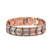 Antique Copper Magnetic Bracelet: Retro Fashion Three-Row Adjustable Couple Bangle