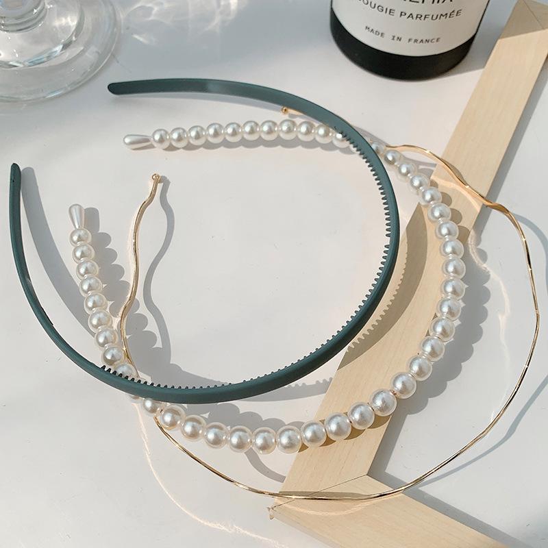 Korea Mode Lange Zahn Haarbänder Für Frauen Nicht Slip Haar Kämme Einfarbig Geometrische Lünette Femme Haar Zubehör Mädchen